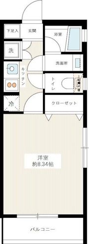 S COMFORT錦糸町の間取り画像