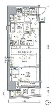 クレイシア秋葉原ラグゼスウィートの間取り画像