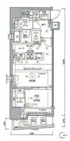 クレイシア秋葉原ラグゼスウィートの間取り画像