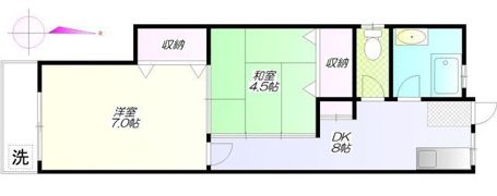 サニーコーポKの間取り画像