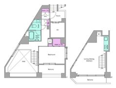レジディア恵比寿Ⅲの間取り画像