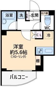 プレール・ドゥーク品川西大井の間取り画像