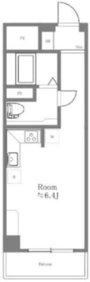 ライオンズマンション新宿五丁目の間取り画像