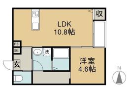CUORE A棟の間取り画像