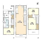 4274さいたま市東大成町3期2棟2号棟の間取り画像