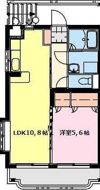 アリエス大町の間取り画像