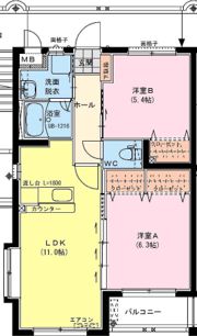 ラヴィドールの間取り画像
