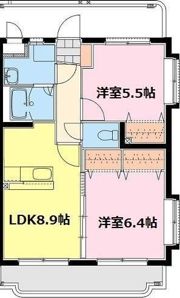 エアフォルクIIの間取り画像