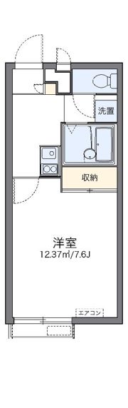 レオパレス浜川田の間取り画像