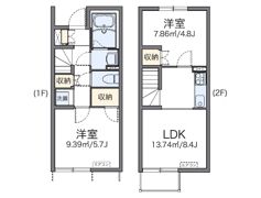 レオネクスト源藤Ⅴの間取り画像