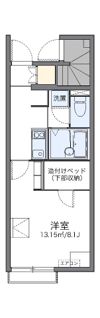 レオネクストエルビエンⅢの間取り画像