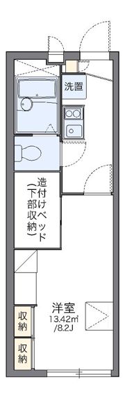 レオパレスパークハイム芝の間取り画像