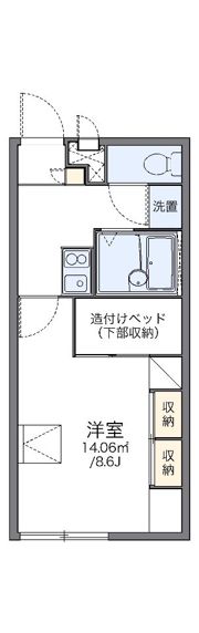 レオパレス笹原の間取り画像