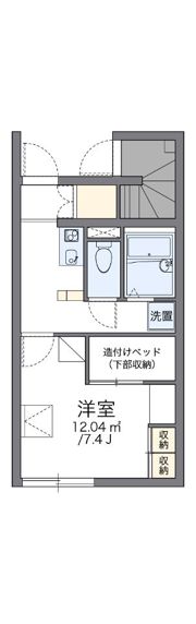 レオパレスウィステリアの間取り画像