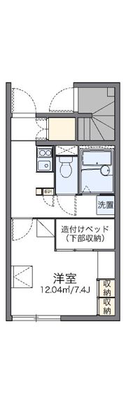 レオパレス大宮の間取り画像