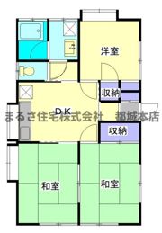 レンタルハウス東（3DK)の間取り画像