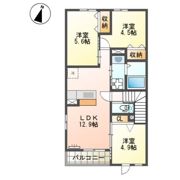 サウスフォレスターの間取り画像
