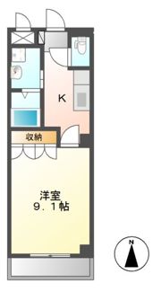 サンライズKの間取り画像