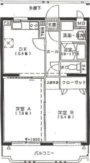 アンシャンテ・Nの間取り画像