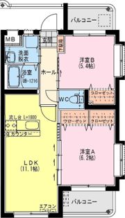 サンライズIIの間取り画像