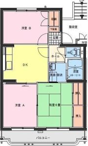 ジェネシス大島Aの間取り画像