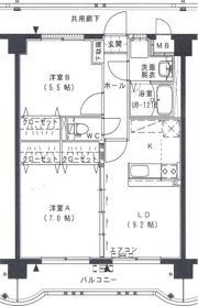 三門マンションの間取り画像