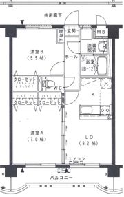 三門マンションの間取り画像