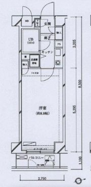等々力ホームズの間取り画像