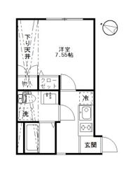 アーバンステージ池上B棟の間取り画像