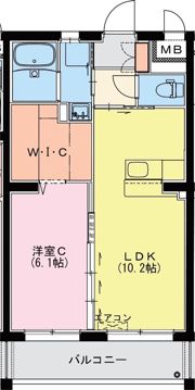 PLAISIR 花の間取り画像