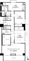 T's garden府中の間取り画像