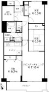 T's garden府中の間取り画像