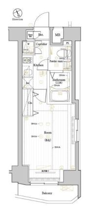 REALIZE新宿の間取り画像