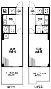 DIK新橋の間取り画像