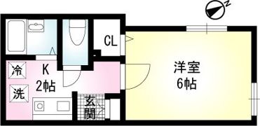 MODULOR馬込の間取り画像