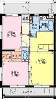 MARINE ROAD（マリンロード）の間取り画像