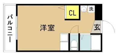 サンケイマンション第6ビルの間取り画像