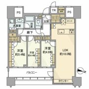 パークコート文京小石川ザ タワーの間取り画像