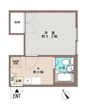 Mフラッツの間取り画像