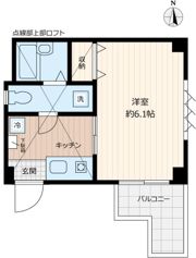 MKM都立大の間取り画像