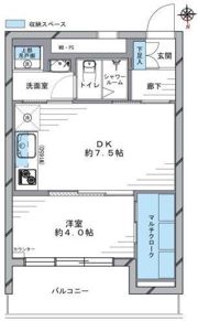 藤和八丁堀コープⅢの間取り画像