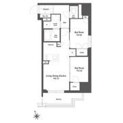 THE GATEHOUSE浅草雷門の間取り画像
