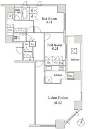 LaSante一番町の間取り画像