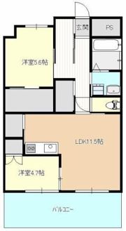 ディアコート新栄の間取り画像