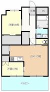 ディアコート新栄の間取り画像