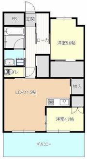 ディアコート新栄の間取り画像