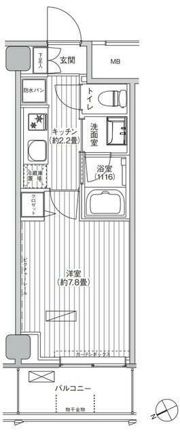 ヒューリック浅草橋江戸通の間取り画像