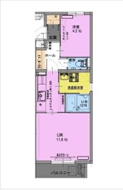 ラフィーナパレス宮崎東の間取り画像