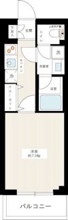 ARCOBALENO OSHIAGE EASTの間取り画像