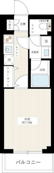 ARCOBALENO OSHIAGE EASTの間取り画像
